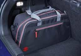 stitched Baleno logo and black binding Part No.