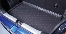 The luggage board covers the cargo organizer (
