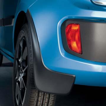 990E0-62R00-5PK 2, 3, 4 3 MUD FLAP, flexible Two-piece set, front. Part No.