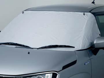 This cover pulls off easily for a frost-free windshield. Part No.