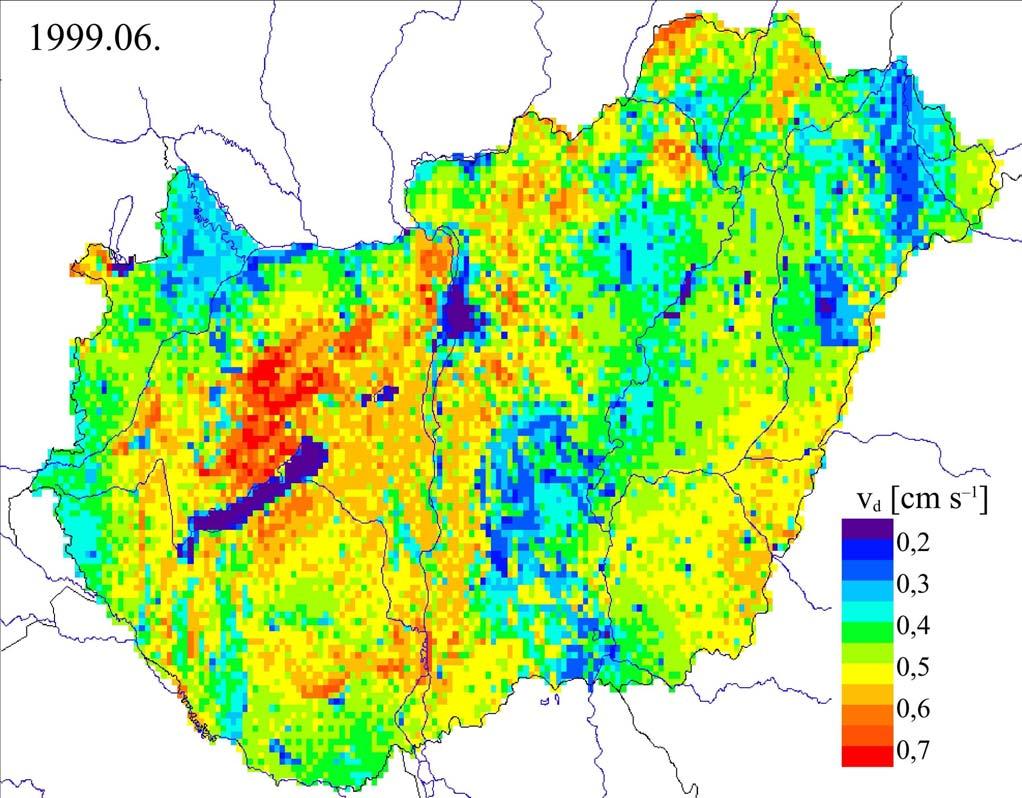 Az ózon átlagos 12 UTC-s