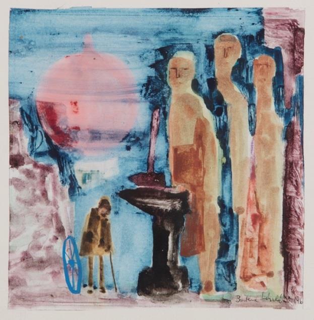 Bartha László (Kolozsvár, 1908 Kőszeg, 1998) Illusztráció Jean Follain: Az