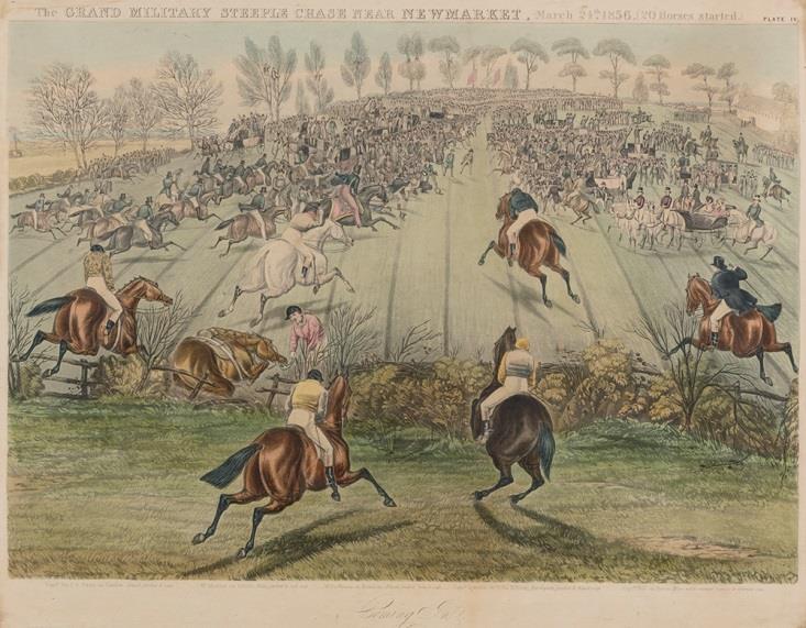 37. Charles Hunt (1803 1877) Coming In The Grand Military Steeple Chase Near