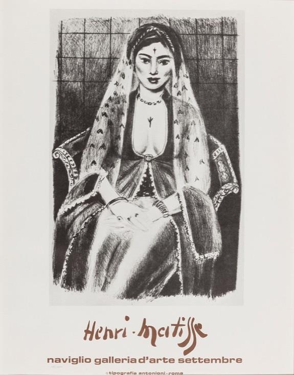 Henri Matisse (Le Cateau-Cambrésis, 1869 Nizza, 1954) Kiállítási plakát Naviglio