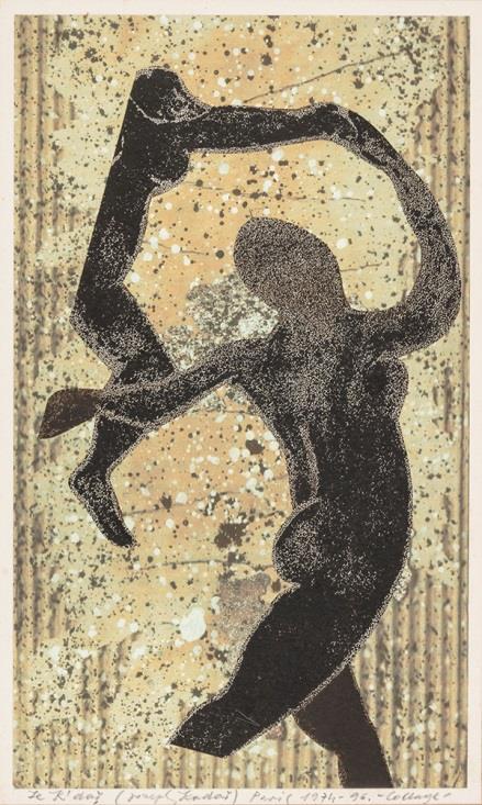 107. Kádár József (Debrecen, 1936 ) Tánc Elektrografika, papír 280 170 mm