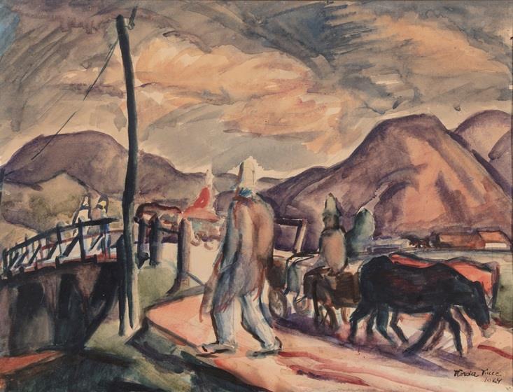127. Korda Vince (Túrkeve, 1897 London, 1979) Nagybányai Zazar-híd