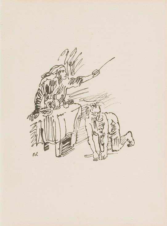 Oskar Kokoschka (Pöchlarn, 1886 Montreux, 1980) Illusztráció Victor Dirsztay: