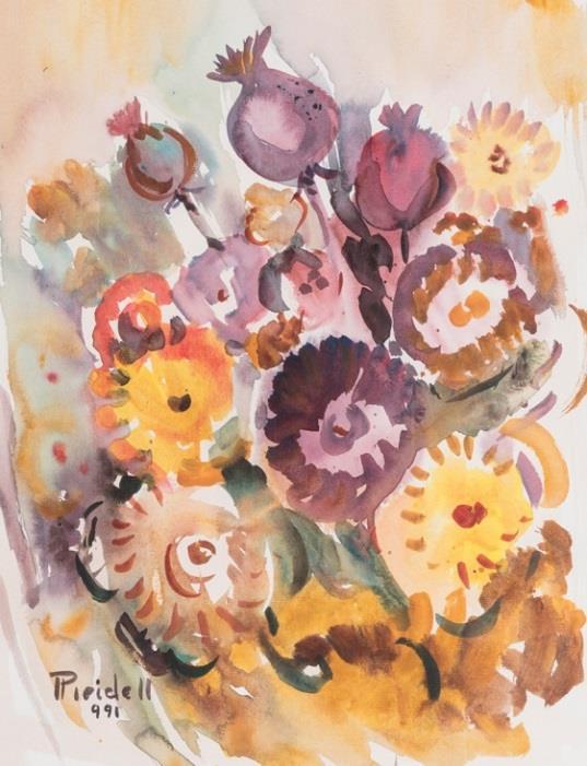Pleidell János (Honfüzesgyarmat, 1915 2007) Mákgubók (1991)