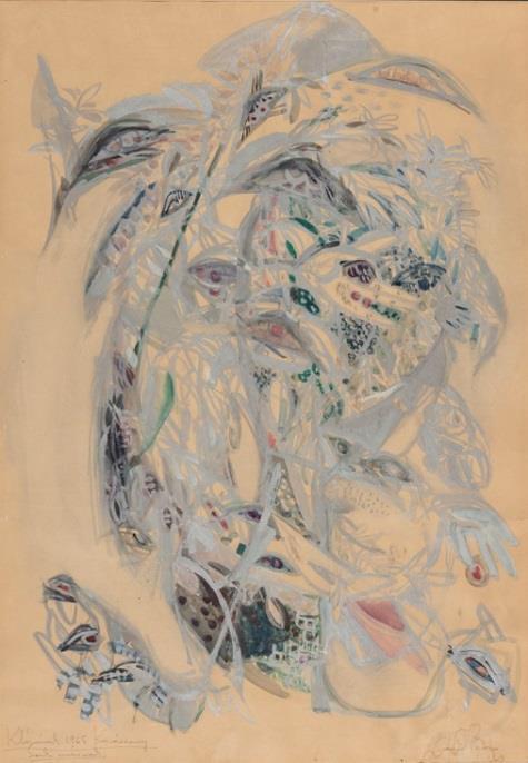 182. Szántó Piroska (Kiskunfélegyháza, 1913 Budapest, 1998) Kompozíció
