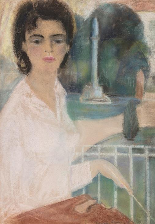 Zemplényi Magda (Budapest, 1899 Budapest, 1965) Női portré (1936)