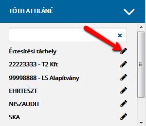 Sikeres azonosítást követően néhány másodperc elteltével az Ön alapértelmezettként beállított tárhelye jelenik meg.