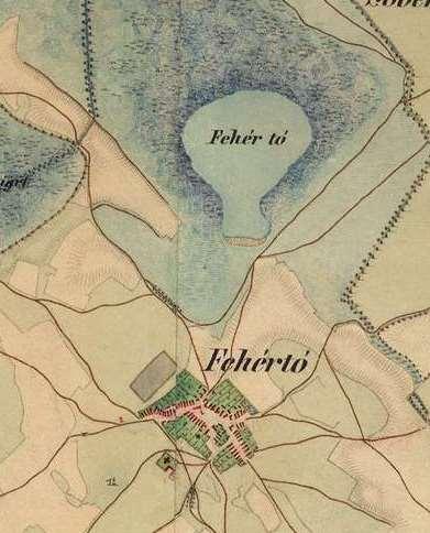 A nagy precizitással szerkesztett 1856-os kataszteri térképen jól látható a korabeli telekhasználat.
