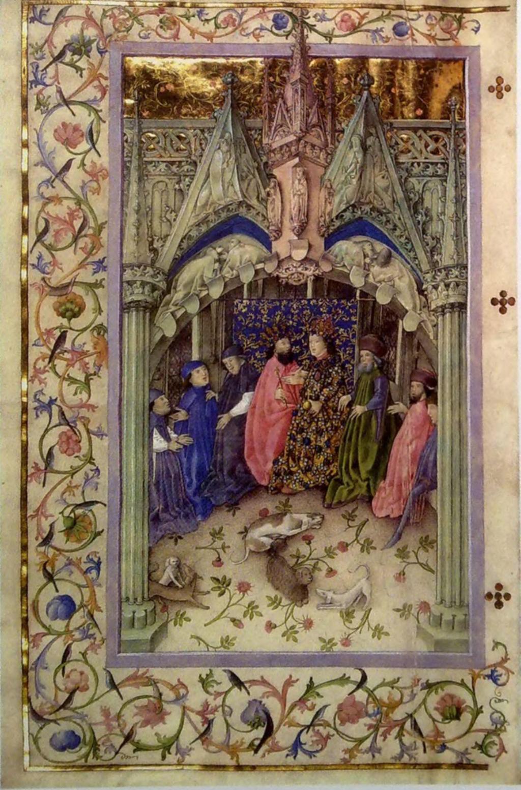 EURÓPA VEZETŐ FEJEDELME Zsigmond magyar király a német király (1411-1431) A császár és a világi választófejedelmek. Breviárium címlapképe, 15.