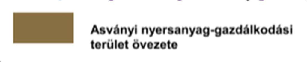 Az (1) bekezdés szerint kijelölt területen, a településrendezési eszközökben csak olyan területfelhasználási egység, építési övezet vagy övezet jelölhető ki, amely az ásványi nyersanyagvagyon távlati