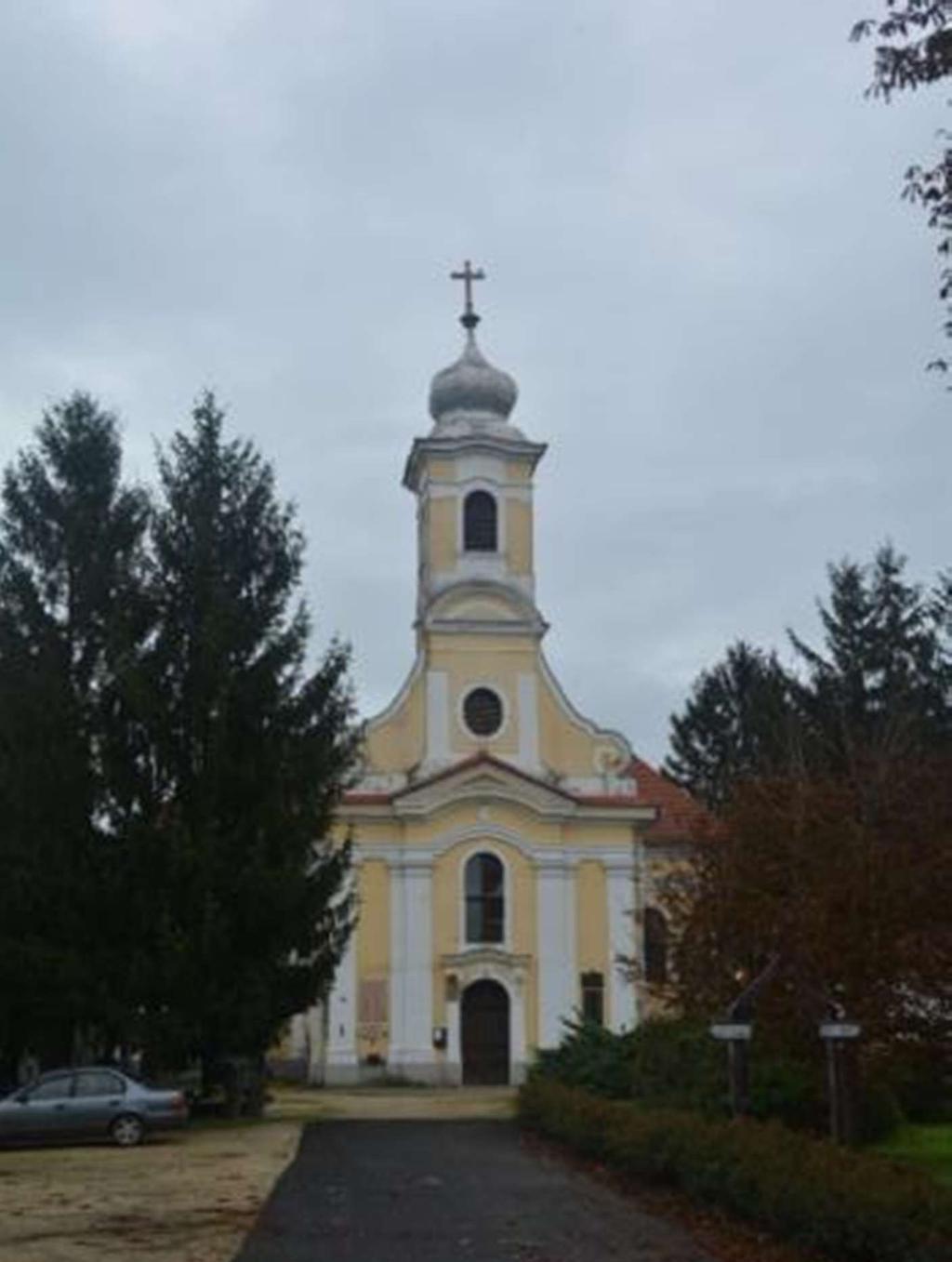 52. ábra - Csákánydoroszló Nepomuki Szent János római katolikus templom és környezete