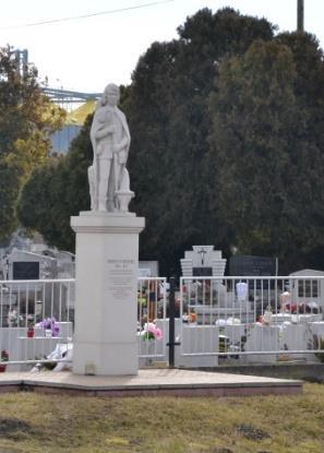 14. 674. Perkátai út Szent Vendel szobor 2014 mészkő szobor 1818-tól már állt itt egy Szent Vendel-szobor, Funtek László plébános jóvoltából, mely a II.