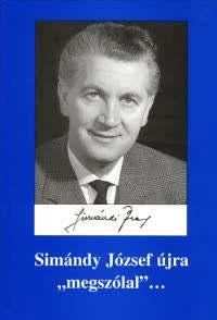 A művész fiának, Simándi Péter emlékkönyvének borítója operaénekes, tanár.