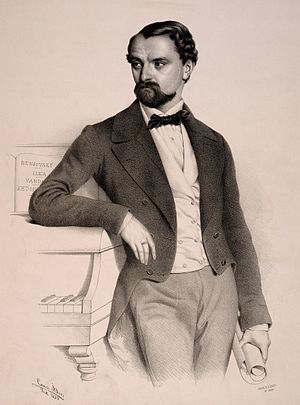 1853-ban Atyjának, Doppler Józsefnek volt a tanítványa. Bécsben először 1834. december 28-án adott koncertet.