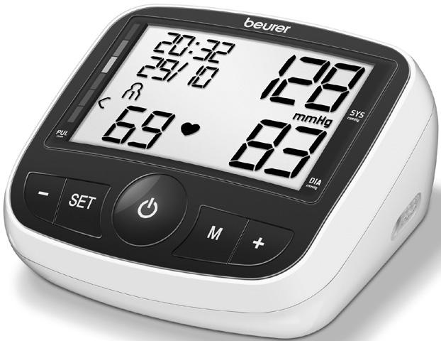 BM 40 H H Vérnyomásmérő Használati útmutató BEURER