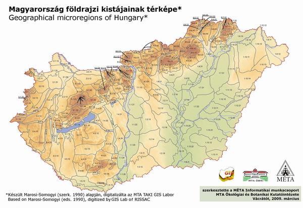 Örökségvédelmi Hatástanulmánya 2018. október 28 Magyarország földrajzi kistájai Tájtörténet Forrás: http://www.novenyzetiterkep.