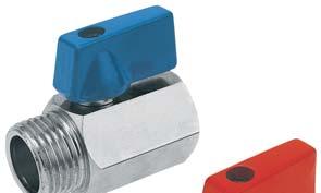 CSPOK ÉS SZELEPEK VIZSZERELVÉNYEK KPEX 1/2 vizes golyóscsap 16x2 mm-es ötrétegű csőhöz, pillangókarral többféle presszes szerszámmal szerelhető (CH, DHW, UHF) max. üzemi nyomás: 10 bar max.