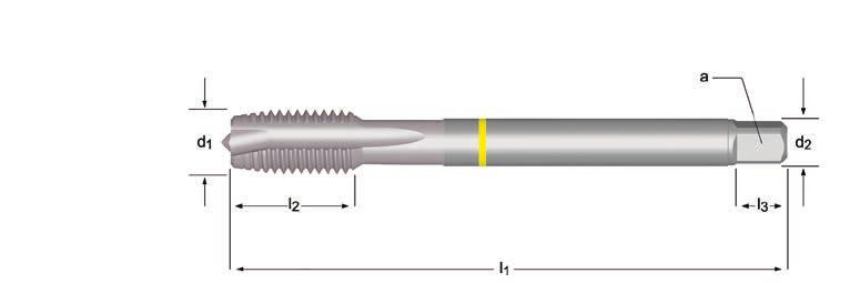 E299 MF terelőéles gépi menetfúró, sárga Shark E299 1.1 1.2 1.3 6.1 6.3 1.4 1.5 6.2 E299 E299 M4 - M30 P Ø a E299 MF z 4 0.50 63 12 2.8 2.1 5 3 3.5 E299M4X.5 5 0.50 70 13 3.5 2.7 6 3 4.5 E299M5X.