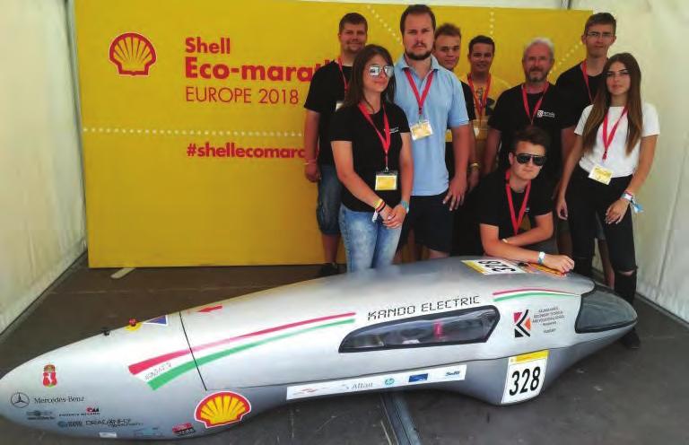 óta veszünk részt a Shell Eco-Marathon versenyen, az elektromos prototípus kategóriában.