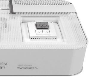 Az Intelligens RF Box összeveti az adatokat a beállított fűtési program szerinti kívánt hőmérséklettel, és parancsot ad a megfelelő termofejnek a szelep elzárására vagy megnyitására.