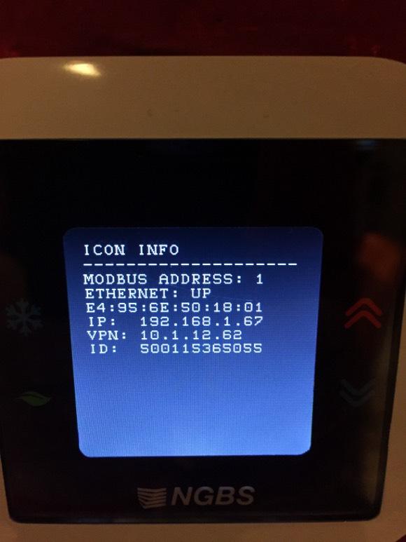 Internet csatlakozási információk : icon címe: 1 Ethernet csatlakozás Kapott IP cím (ha a készülék