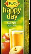 10%-os Bravo üdítő 50%: multivitamin 2 dl Happy Day üdítő 100%: narancs, alma,