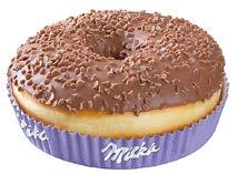 18% 4x12 db/tálca Milka Donut, 55 g/db (készlet erejéig) 18% 4x12 db/tálca Donut 4 mix, 66 g/db (készlet erejéig) 18% 4x12