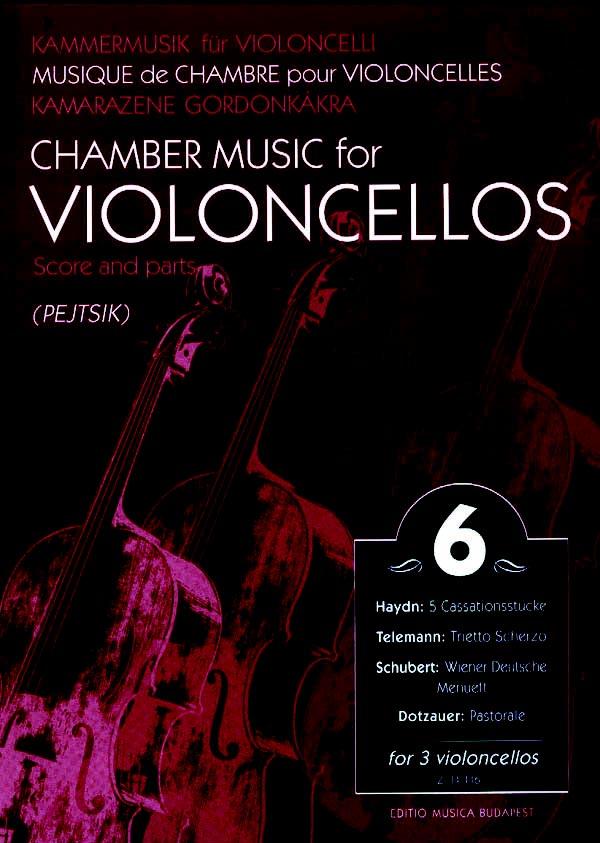 6 GORDONKA VIOLONCELLO Kamarazene gordonkákra Chamber Music for Violoncellos Kammermusik für Violoncelli 6. kötet / Vol.