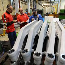 The group of companies operates based on three closely related business units: Axle Business Unit Components Business Unit Vehicle Business Unit The year 2017 was hallmarked for the group by