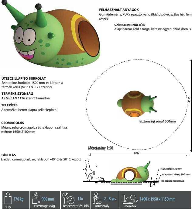 PLAYTOP SNAIL (CSIGA) 3D GUMIÁLLATKA 1091 Budapest, Üllői út 5.