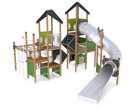 HAGS 8061755 UNIPLAY LYCCE mászóvár Fa mászóvár.