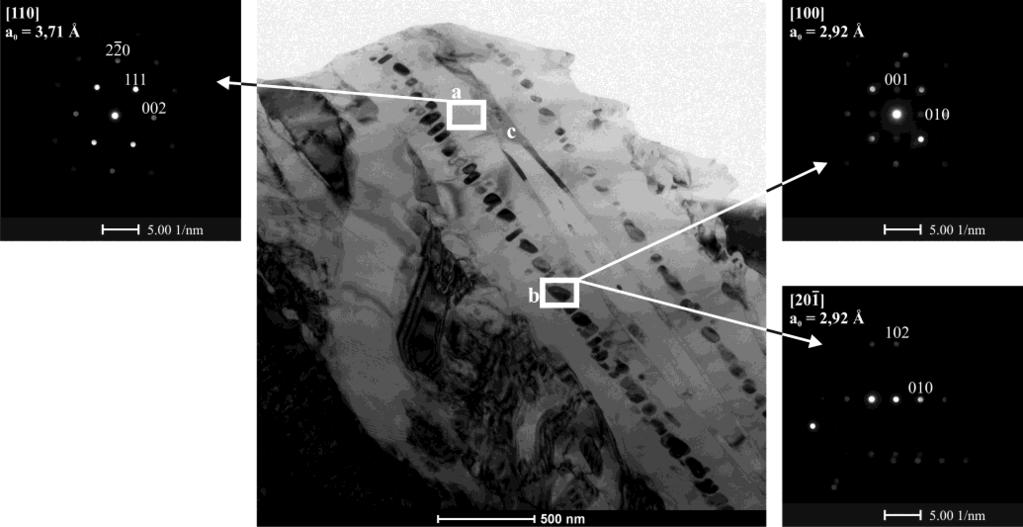 ötvözetben, SEM, TEM és diffrakciós kép 10