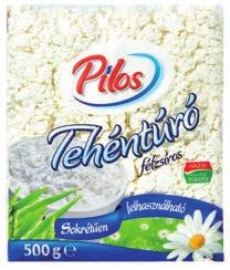 Ementáli sajttal 1 kg = 2 072 Ft / 1 373 Ft 25% ZSÍR- TARTALOM 265 g/ 400 g -26% 749 Ft 549Ft PILOS TEHÉNTÚRÓ Félzsíros 1 kg = 658 Ft 500 g -23% 429 Ft 329Ft
