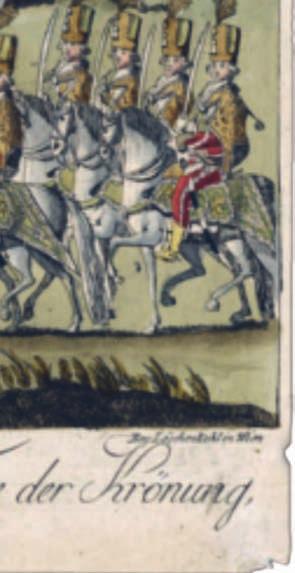 Egy Horvátország-zászló még az utolsó magyar királykoronázásról, IV. Károly (1916 1918) szertartásáról is fennmaradt. Az 1916.