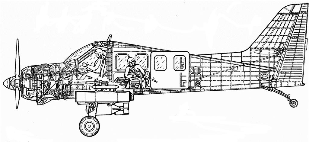 3.ábra. Az oroszországi, szmolenszki gyár felfegyverzett SM-92 Finist típusjelzésű repülője. [23.] Az SM-92 Finist repülőgépet a Technoavia tervezőiroda a Szmolenszki repülőgépgyárban gyártatta.