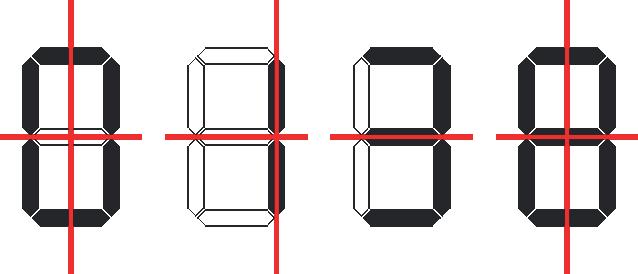8. TENGELYES SZIMMETRIA Feladatok 1 Az ábrákon két háromszög és egy egyenes látható. Melyik ábráról mondhatjuk, hogy az egyik háromszöget az egyenesre tükrözve a másik háromszöget kapjuk?