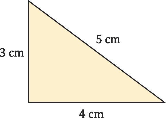 16 Lillus és Levi is szerkesztett egy-egy háromszöget a füzetébe. Mindkét háromszögnek van 3 cm hosszúságú oldala. Lillus háromszögének van 4 cm-es, Levi háromszögének pedig 5 cm-es oldala.