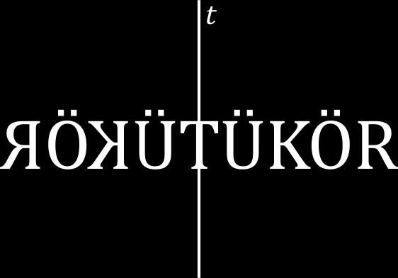 21 Írd le nyomtatott betűkkel a füzetedbe a TÜKÖR szót! Legyen a T betű függőleges szára a tükrözés tengelye. Tükrözd a betűket erre a tengelyre! ÖSSZEFOGLALÁS12.