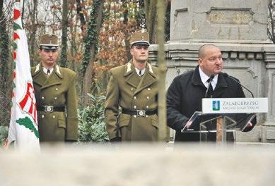 csepeli hírmondó MAGYARORSZÁG 17 A nagy háború Zalaegerszeget sem kímélte Németh Szilárd: a múlt megismerése különösen fontos Nekünk, akik a honvédelem kötelékében dolgozunk, különösen fontos a múlt