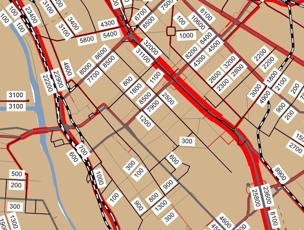 3.3.1.2 Forgalmi viszonyok A vizsgált terület (és határoló) közútjait forgalmi terhelés szempontjából az alábbi három fő kategóriába sorolhatjuk a 2016.