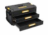 Minden DeWALT ToughSystem tárolóegységgel kompatibilis.