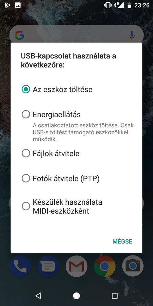 Üzembe helyezés Az akkumulátor töltése Csatlakoztassa az adaptert a készülékhez, majd a fali aljzathoz. A ikon az akkumulátor töltése alatt zöldre vált.