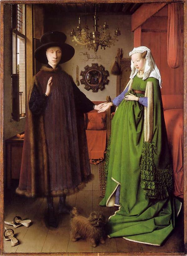 A környezet Jan van Eyck: Arnolfini