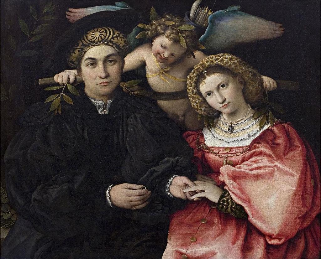 Kettős portré Lorenzo Lotto: Marsilio Cassotti