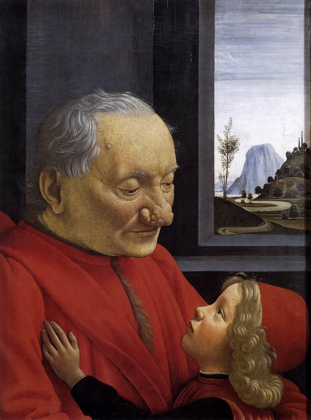 A múló idő Domenico Ghirlandaio: