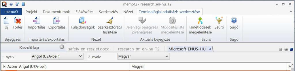 hanem olyan kifejezések is kerülhetnek az adatbázisba, amelyek ebben az értelemben nem terminusok, de sűrűn előfordulnak (Ábrányi 2014).